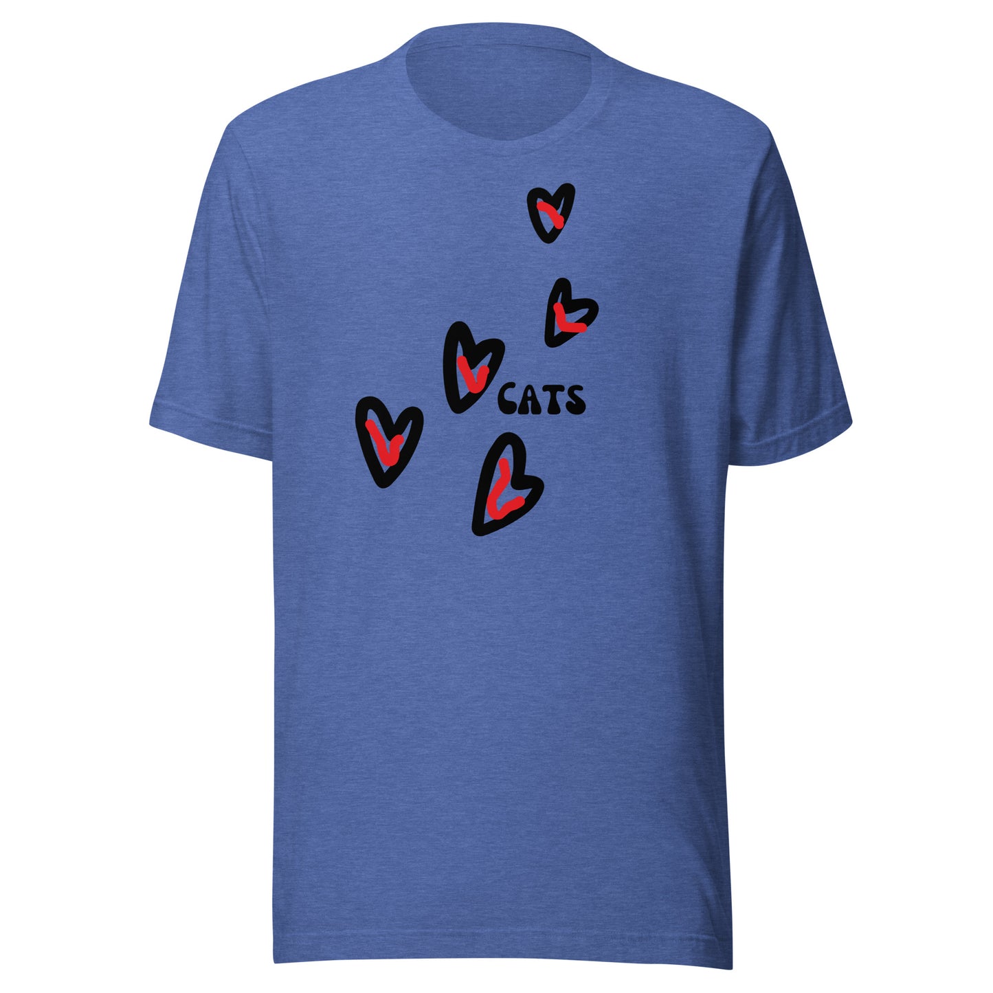 I Love Cats | Short Sleeve | Unisex T-Shirt - #tag1# - #tag2# -