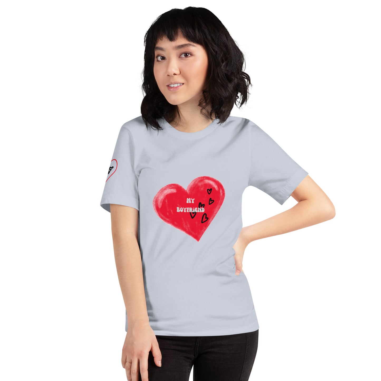I Love My Boyfriend | Short Sleeve T-Shirt - #tag1# - #tag2# -
