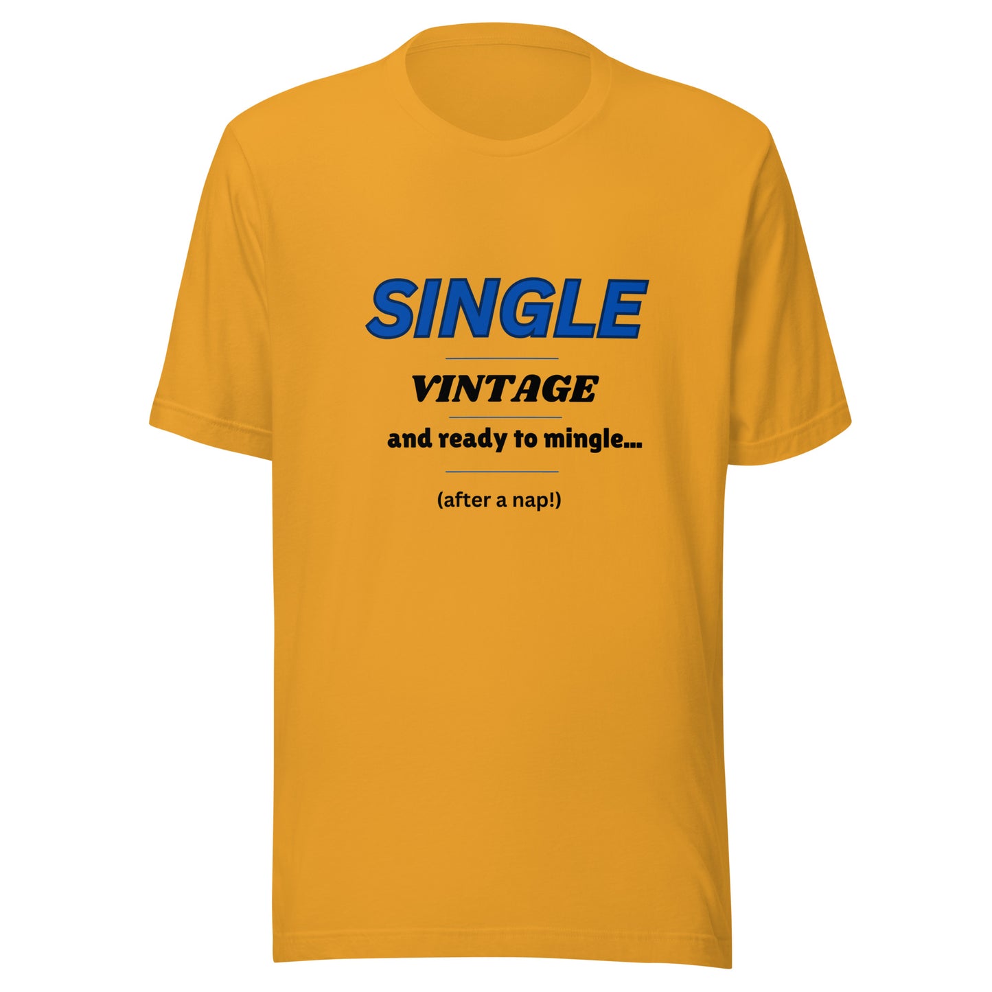 Single, Vintage | Short Sleeve | Unisex T-Shirt - #tag1# - #tag2# -