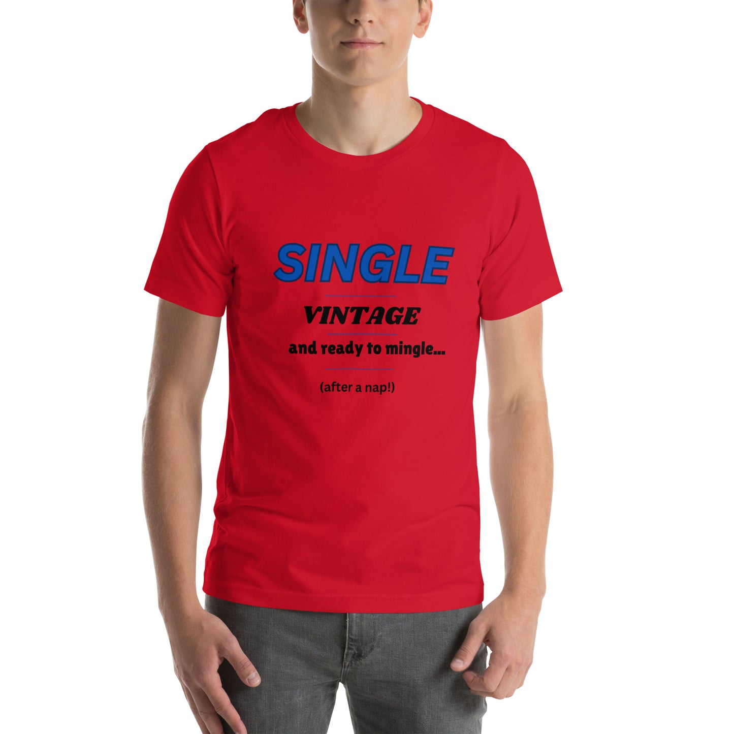 Single, Vintage | Short Sleeve | Unisex T-Shirt - #tag1# - #tag2# -