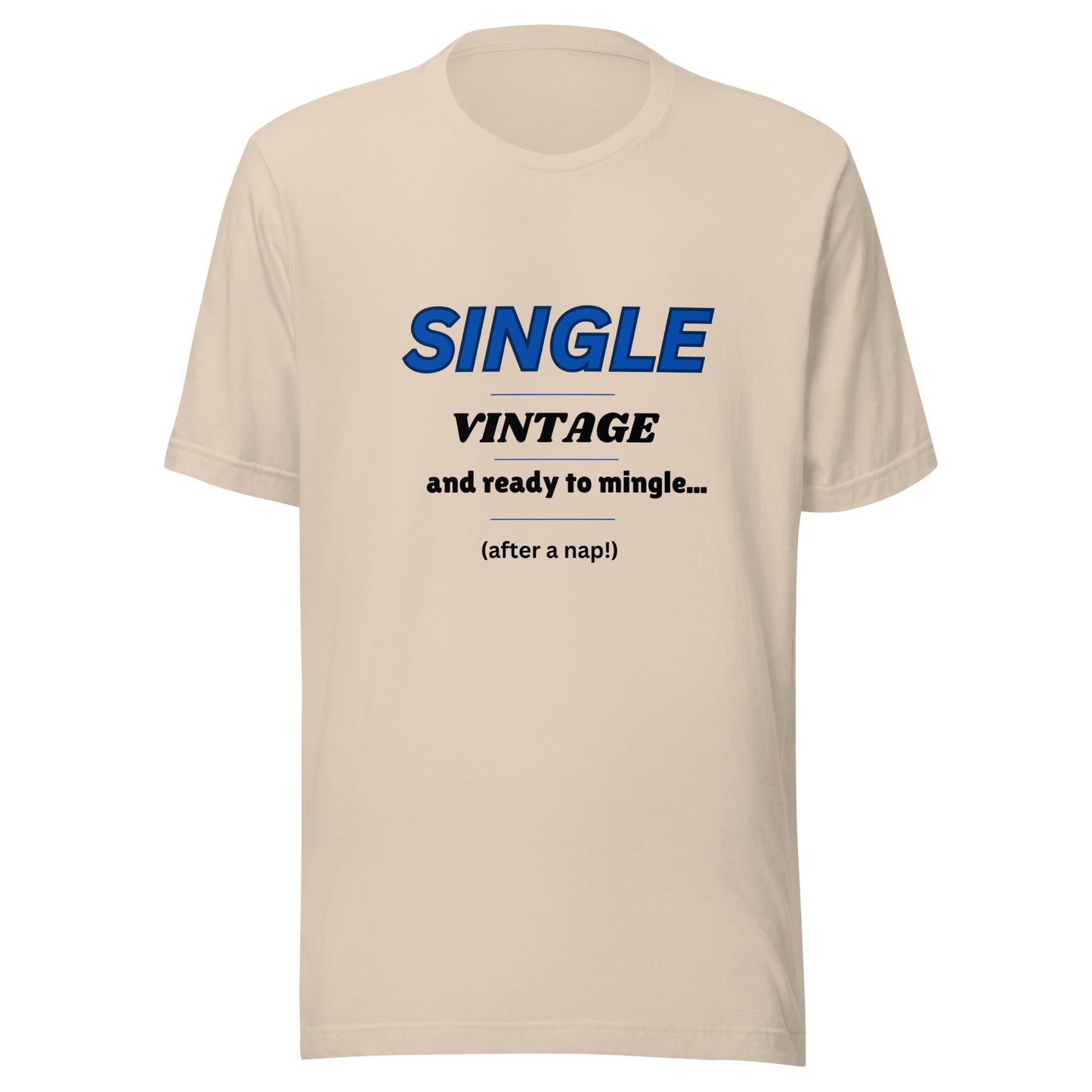 Single, Vintage | Short Sleeve | Unisex T-Shirt - #tag1# - #tag2# -