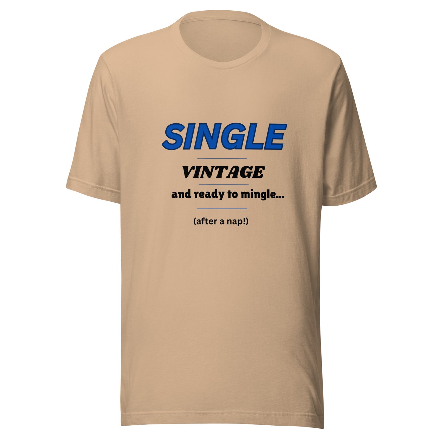 Single, Vintage | Short Sleeve | Unisex T-Shirt - #tag1# - #tag2# -