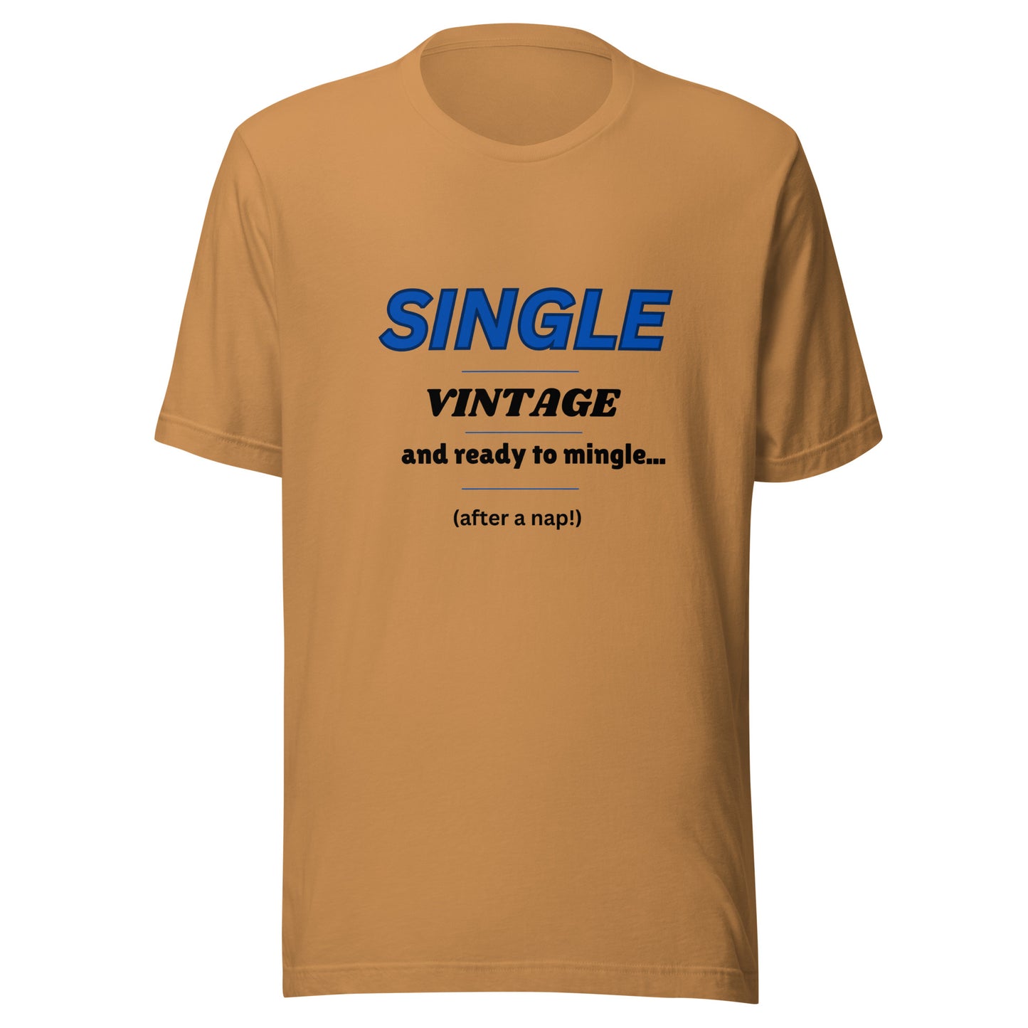 Single, Vintage | Short Sleeve | Unisex T-Shirt - #tag1# - #tag2# -