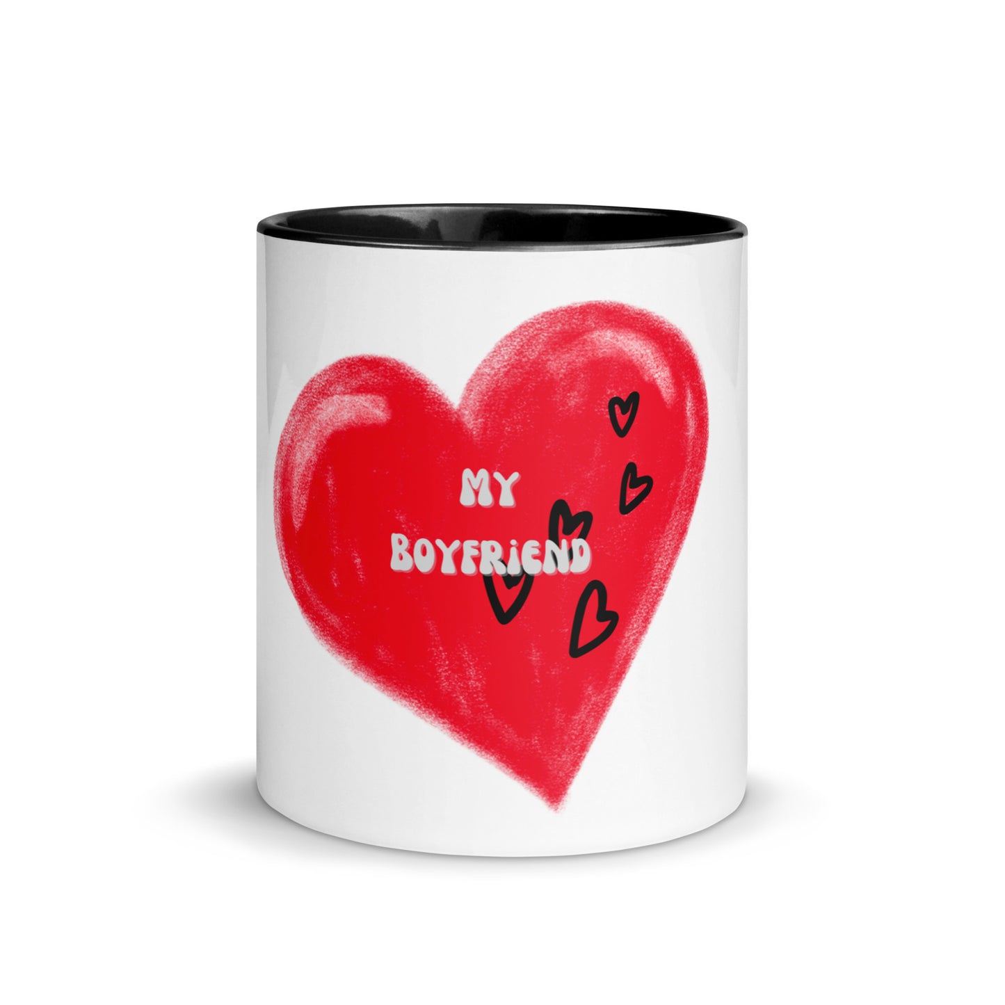 I Love My Boyfriend | Mug with Color Inside - #tag1# - #tag2# -