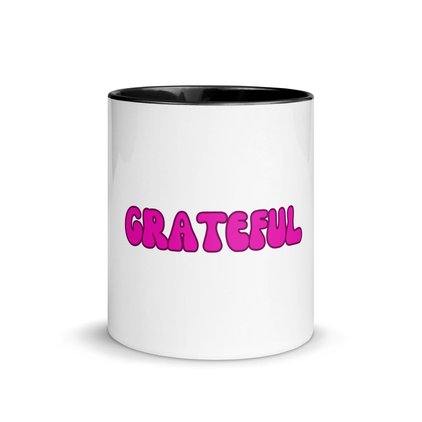 Grateful | Mug With Color Inside - #tag1# - #tag2# -