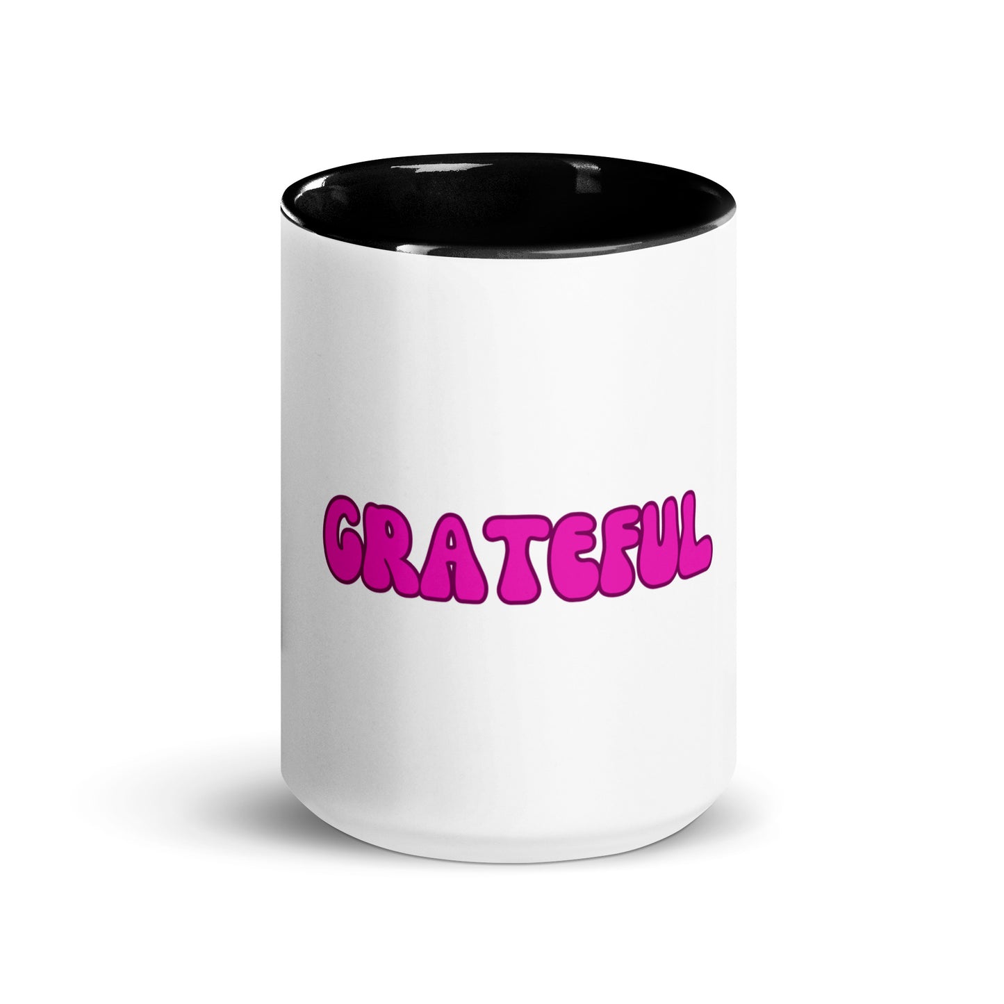 Grateful | Mug With Color Inside - #tag1# - #tag2# -