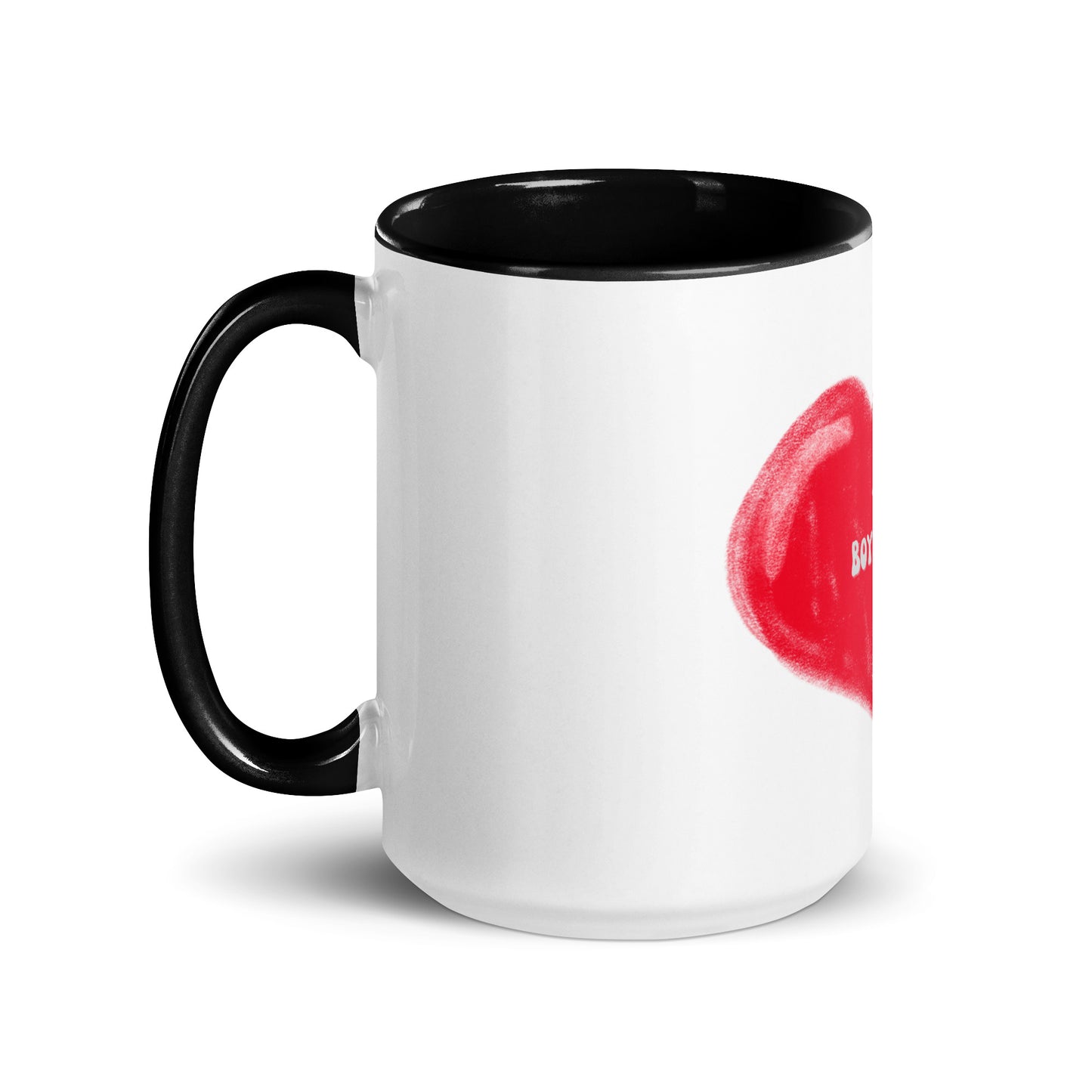 I Love My Boyfriend | Mug with Color Inside - #tag1# - #tag2# -