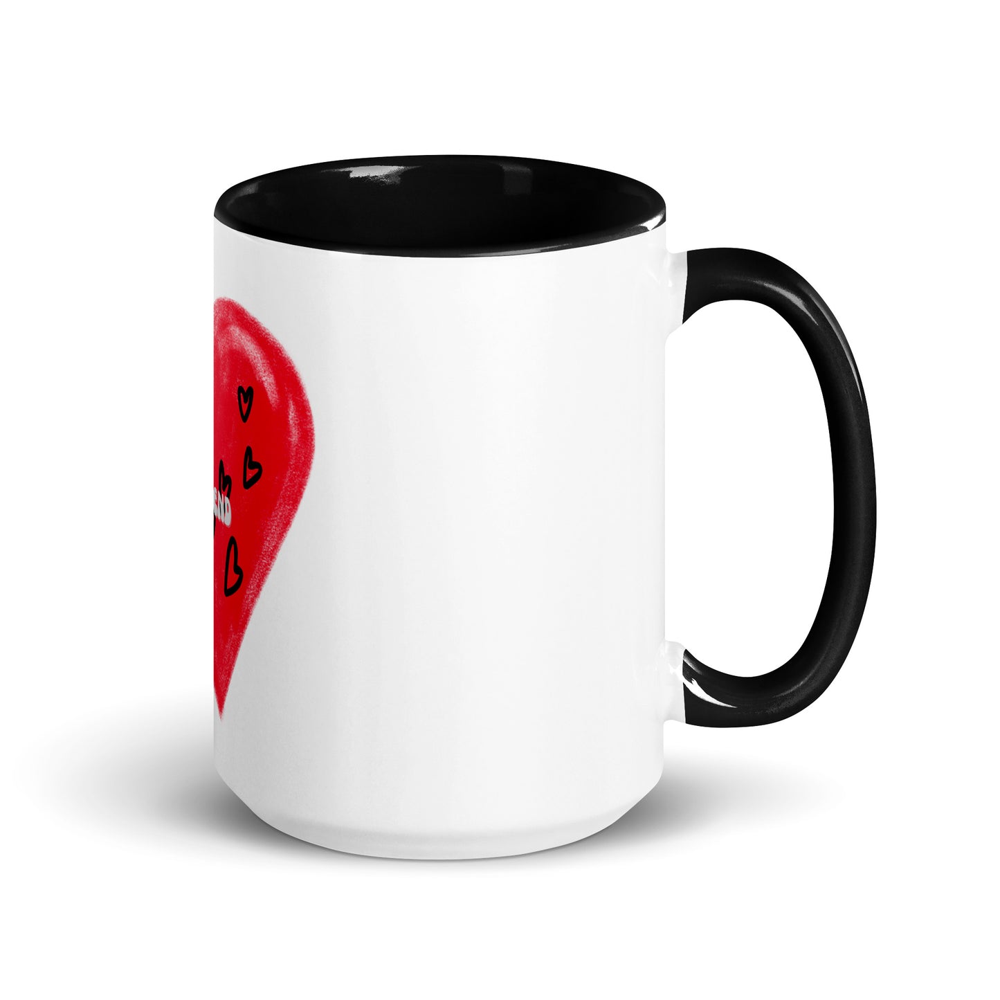 I Love My Boyfriend | Mug with Color Inside - #tag1# - #tag2# -