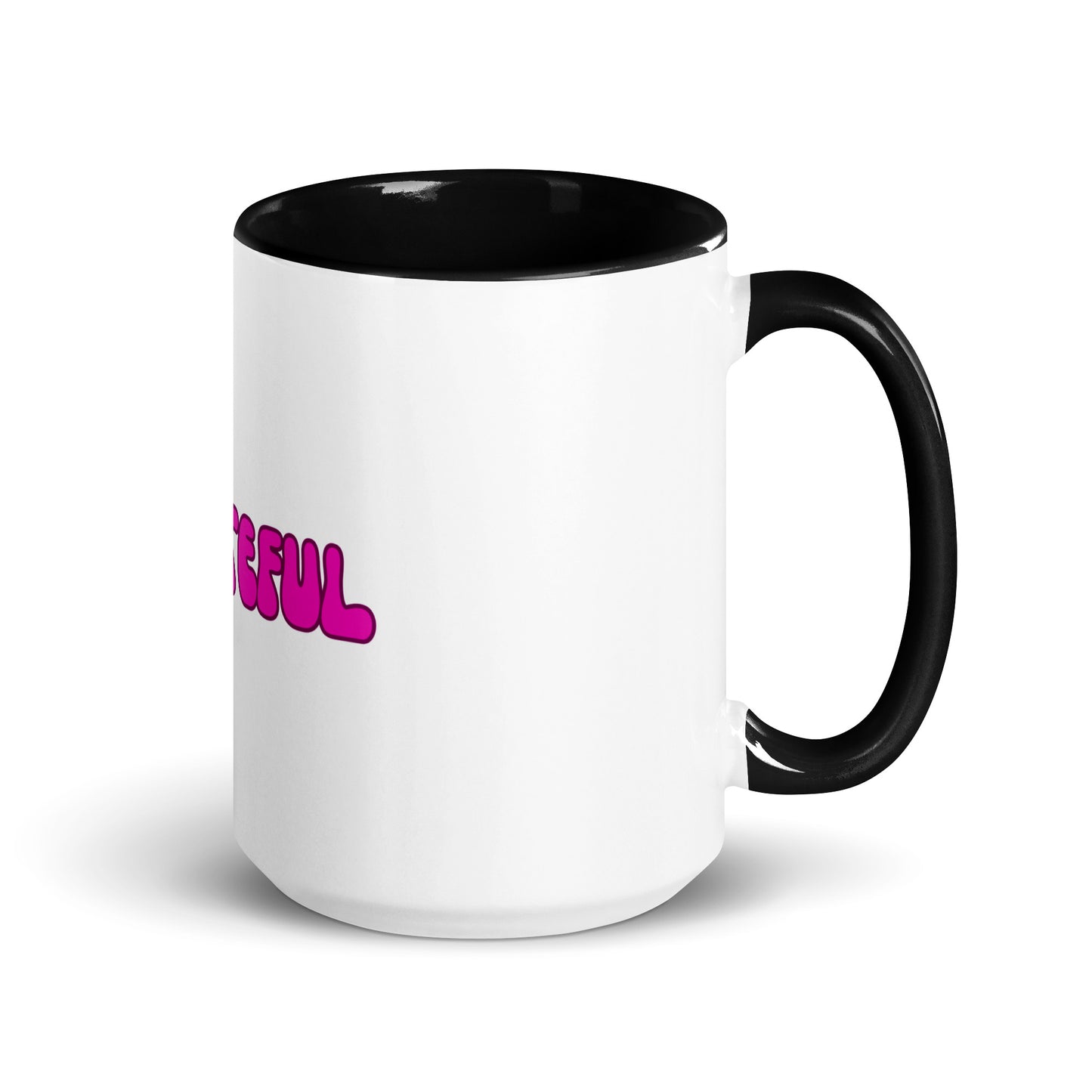 Grateful | Mug With Color Inside - #tag1# - #tag2# -