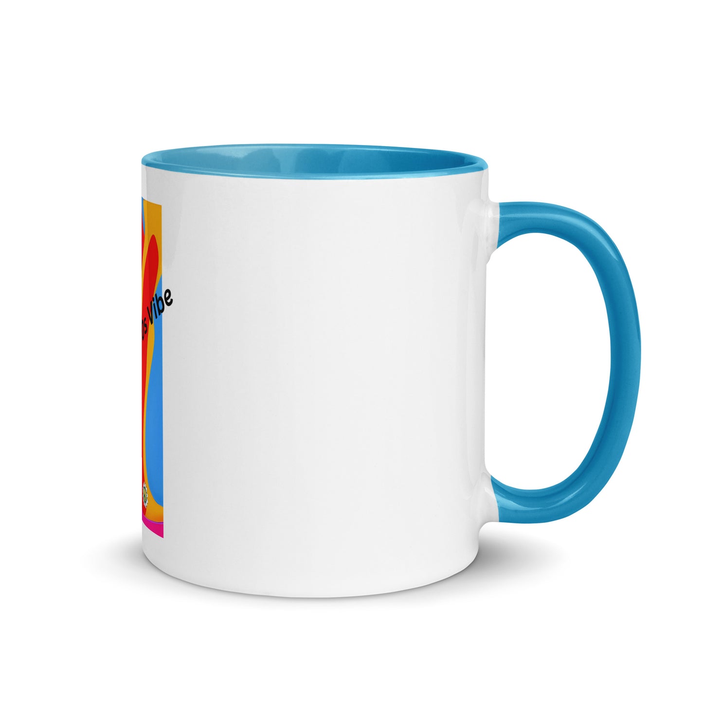 Rockin' The '70's Vibe | Mug with Color Inside - #tag1# - #tag2# -