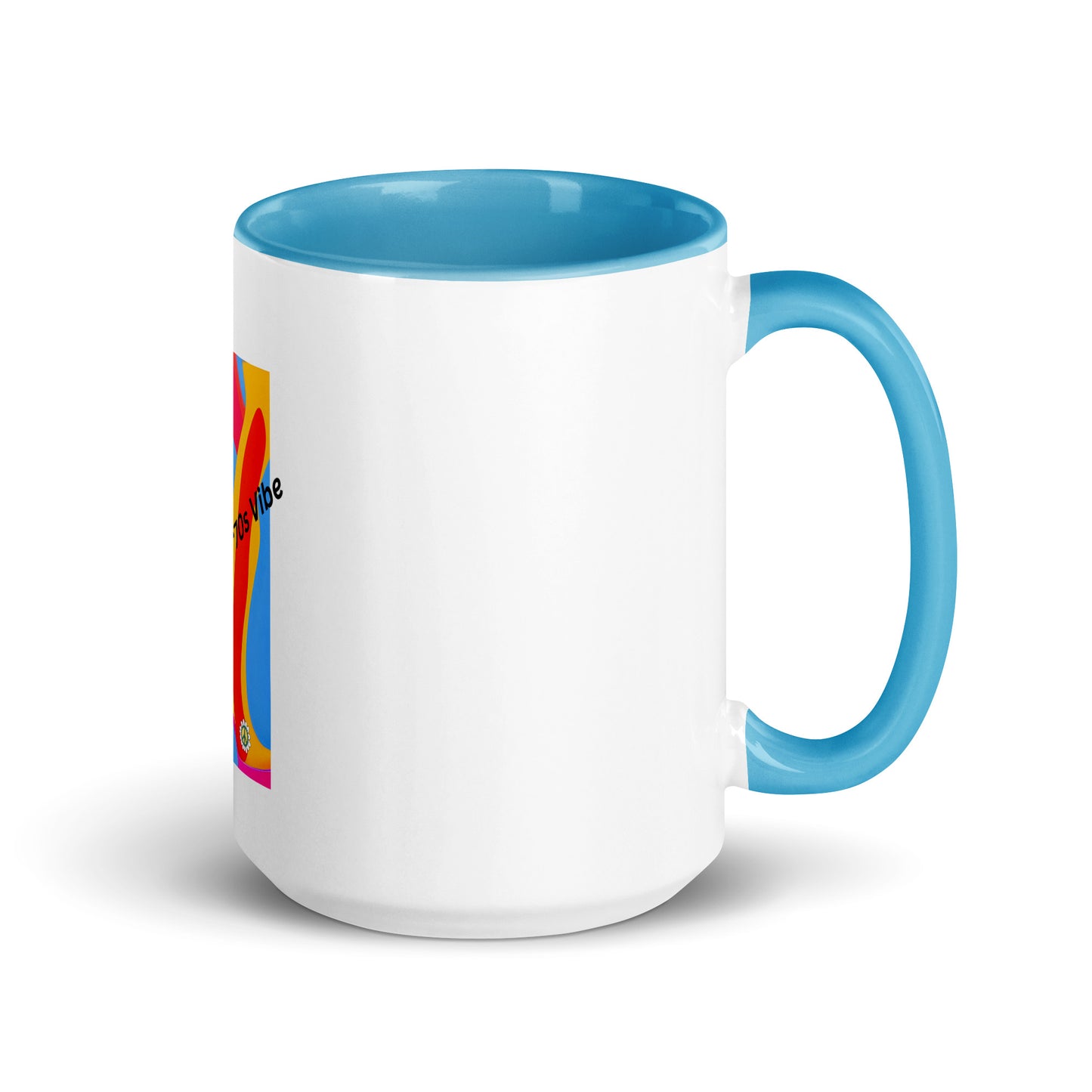 Rockin' The '70's Vibe | Mug with Color Inside - #tag1# - #tag2# -