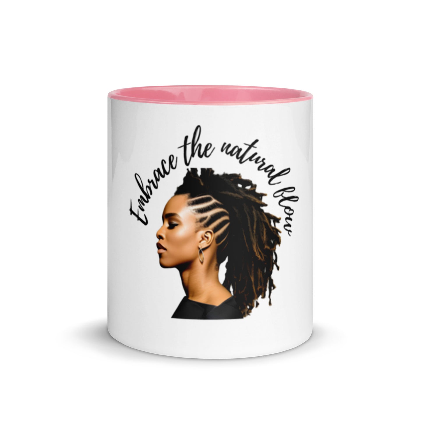 Embrace The Natural Flow | Natural Hair | Mug with Color Inside - #tag1# - #tag2# -