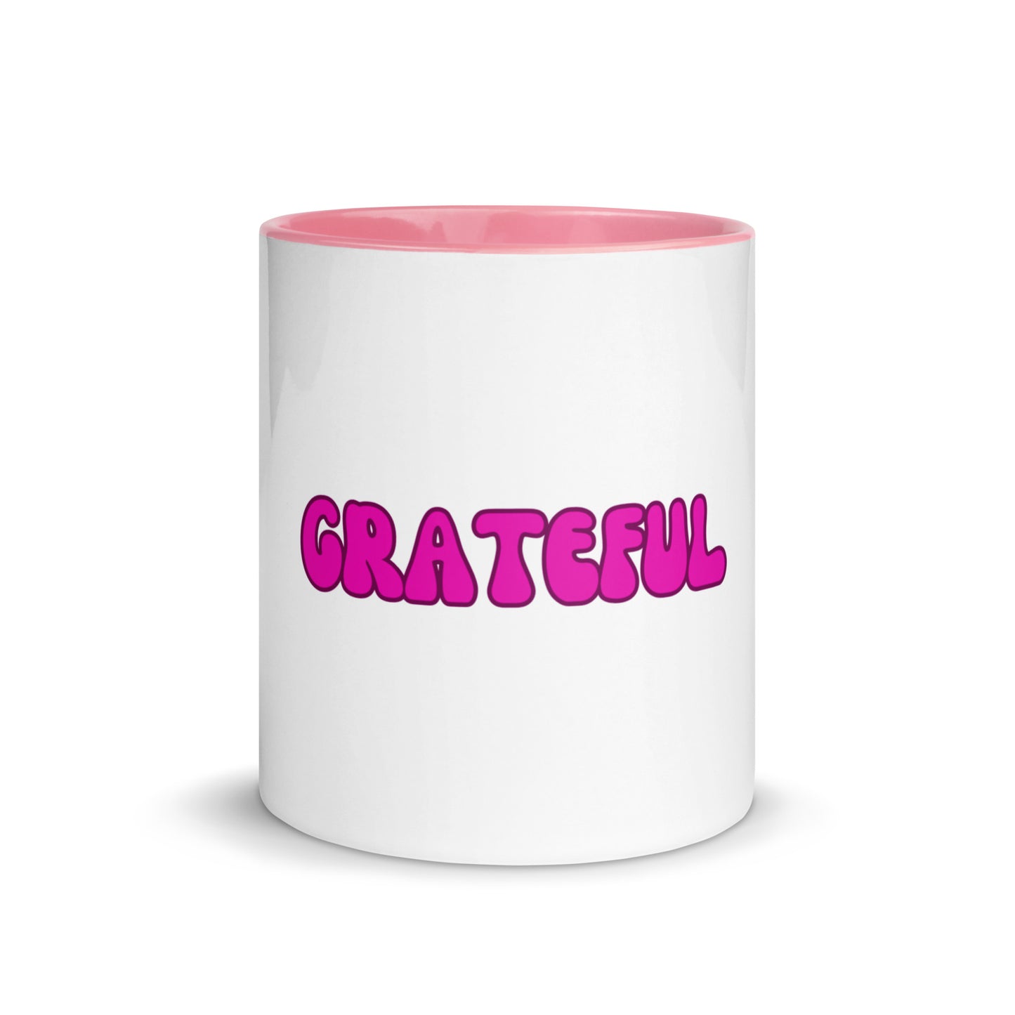 Grateful | Mug With Color Inside - #tag1# - #tag2# -