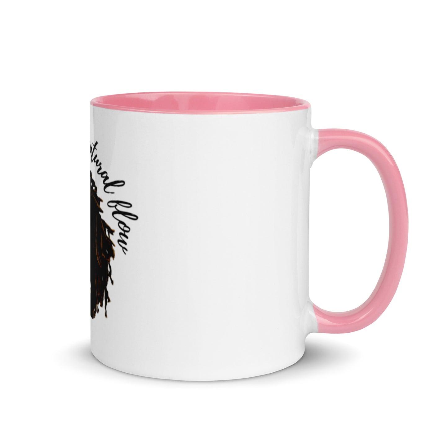 Embrace The Natural Flow | Natural Hair | Mug with Color Inside - #tag1# - #tag2# -