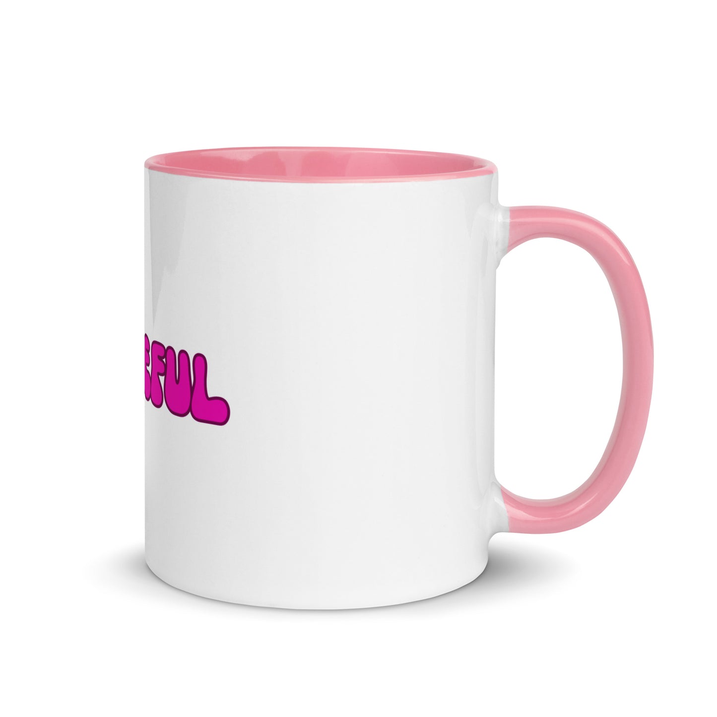 Grateful | Mug With Color Inside - #tag1# - #tag2# -