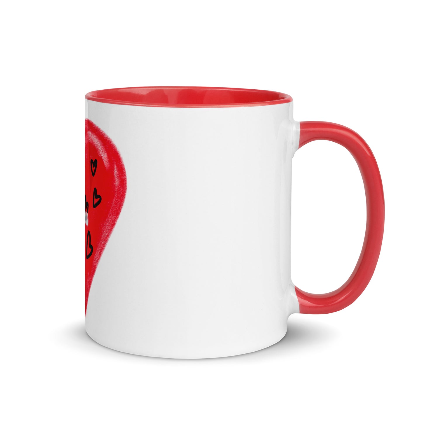 I Love My Boyfriend | Mug with Color Inside - #tag1# - #tag2# -