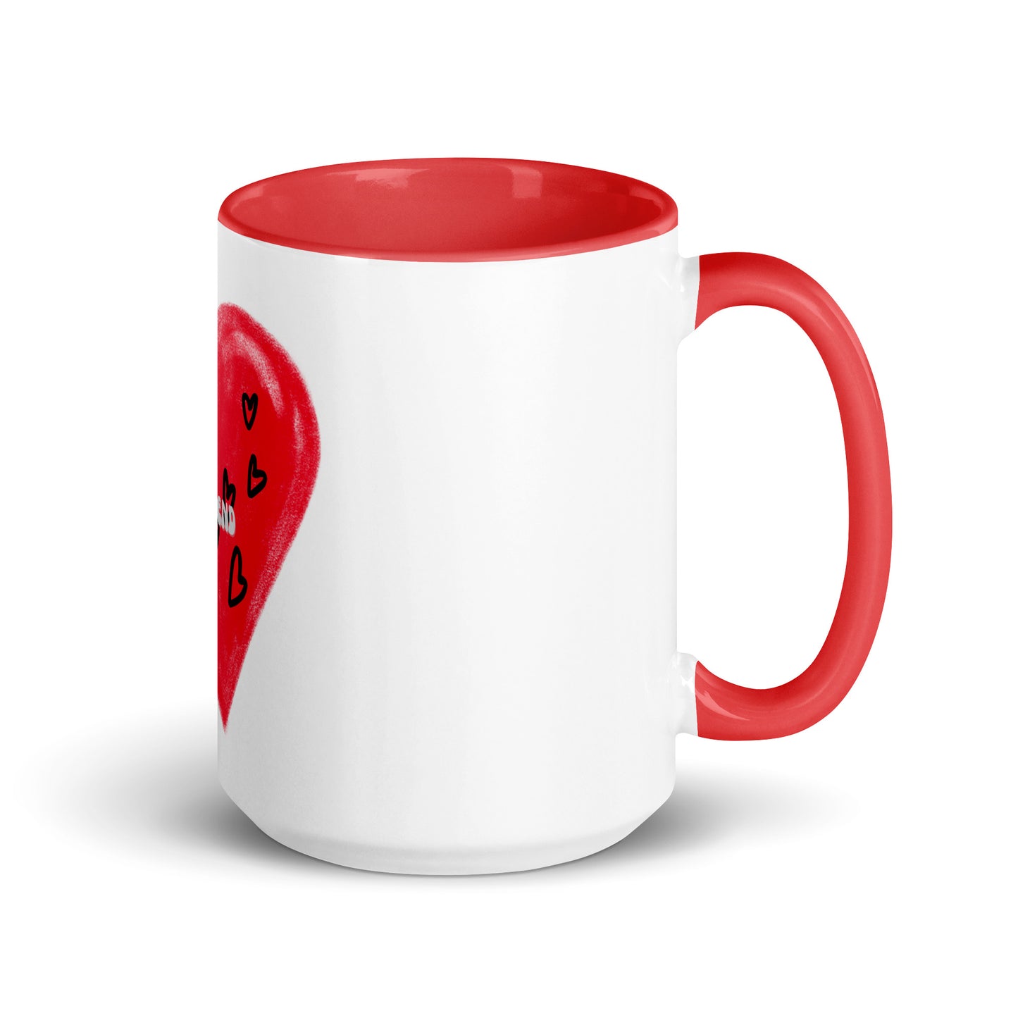 I Love My Boyfriend | Mug with Color Inside - #tag1# - #tag2# -
