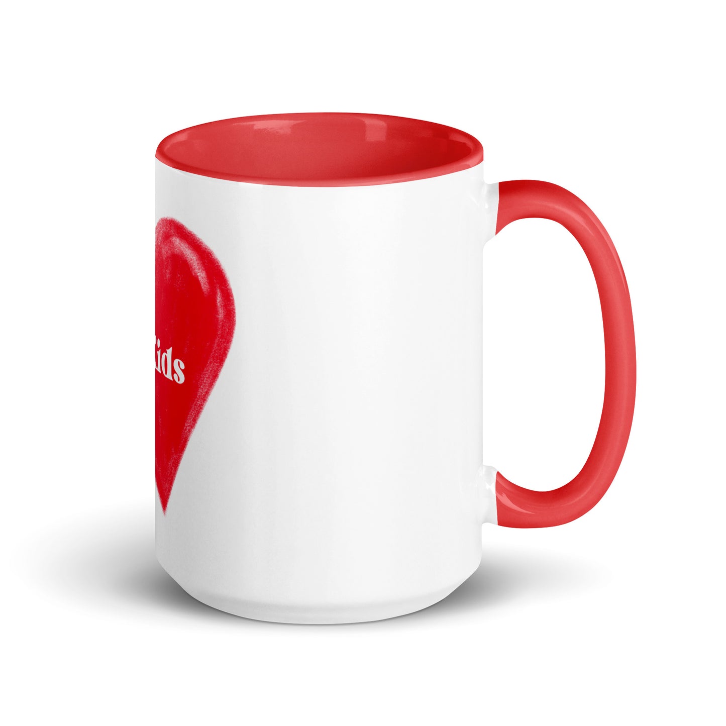 I Love My Kids | Mug With Color Inside - #tag1# - #tag2# -