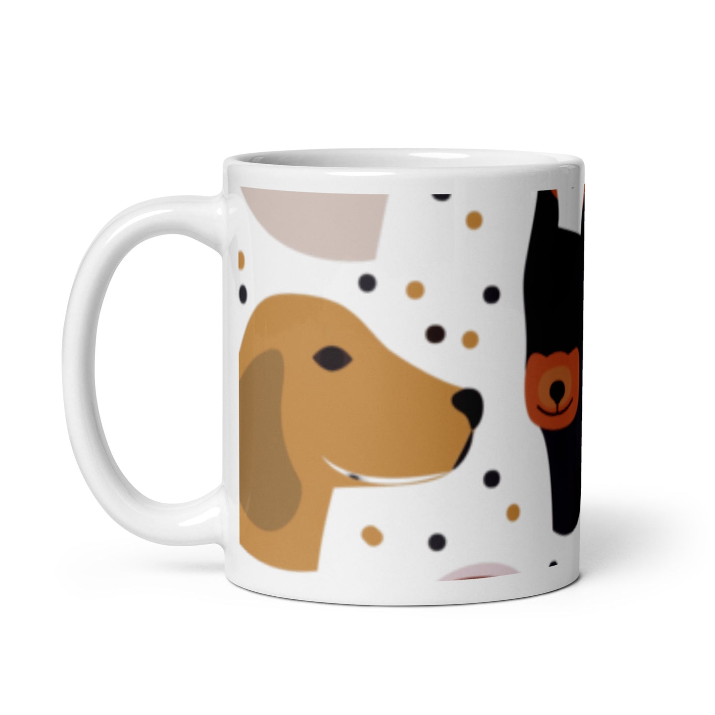 Dog Lover | White Glossy Mug - #tag1# - #tag2# -