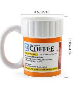 Taza de café con receta