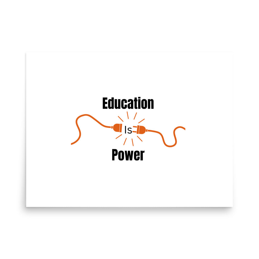 Education Is Power |  Poster   - #tag1# - #tag2# - 