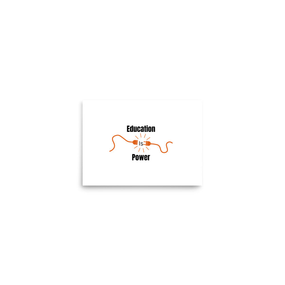 Education Is Power |  Poster   - #tag1# - #tag2# - 