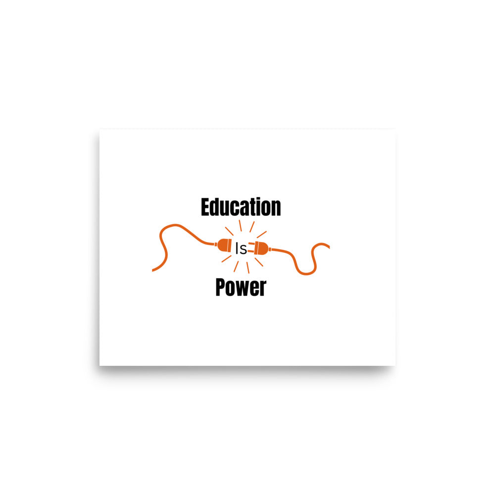 Education Is Power |  Poster   - #tag1# - #tag2# - 