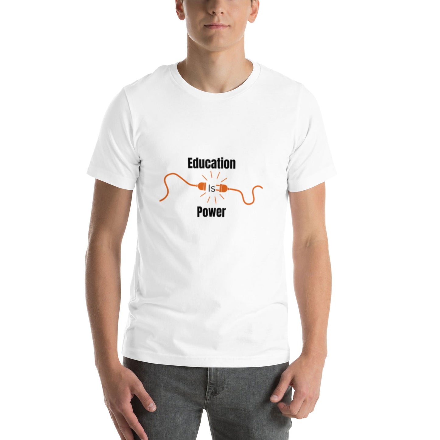 Education Is Power |  Short Sleeve | Unisex T-Shirt   - #tag1# - #tag2# - 