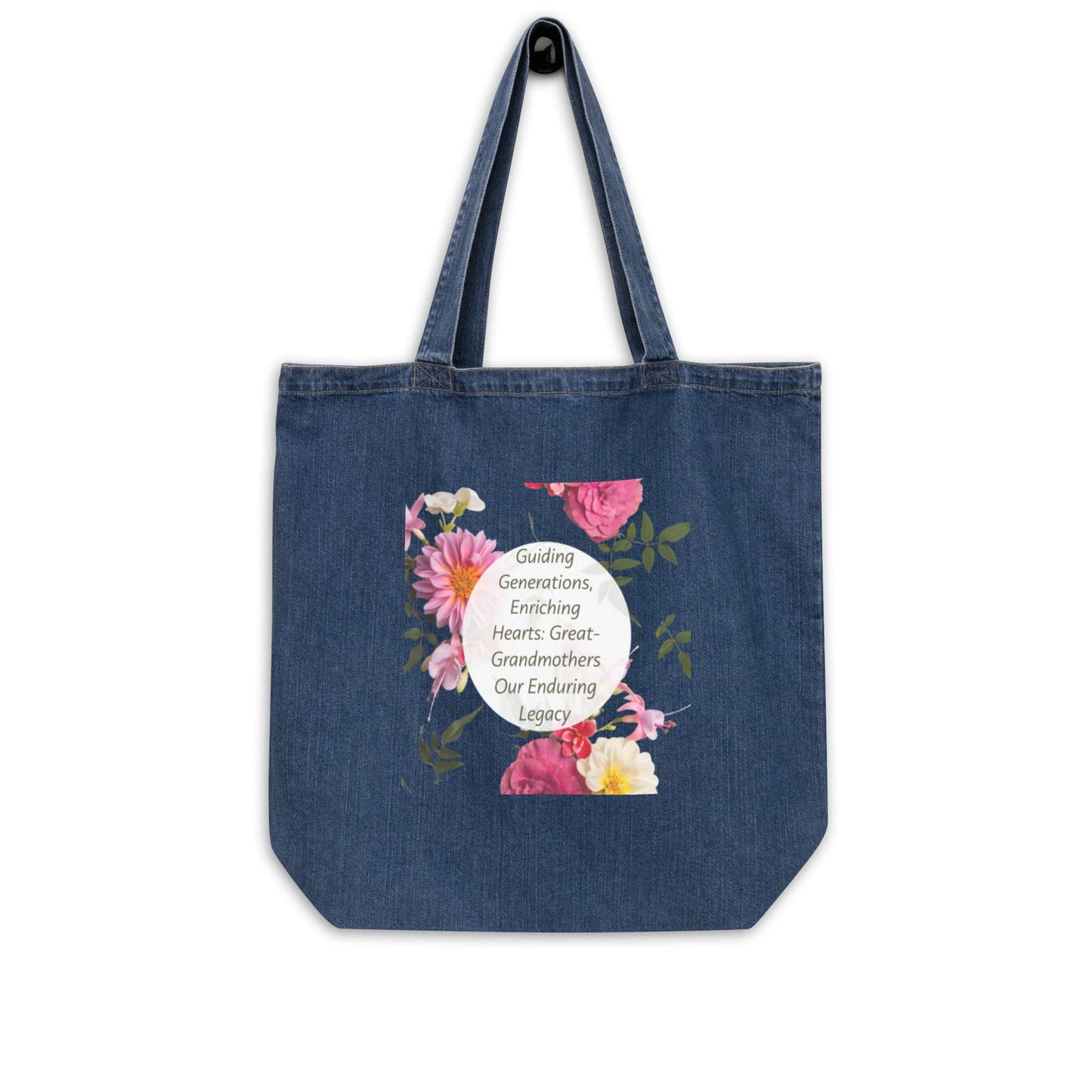 Flowered | Great-Grandmothers |  Organic Denim |  Tote Bag   - #tag1# - #tag2# - 