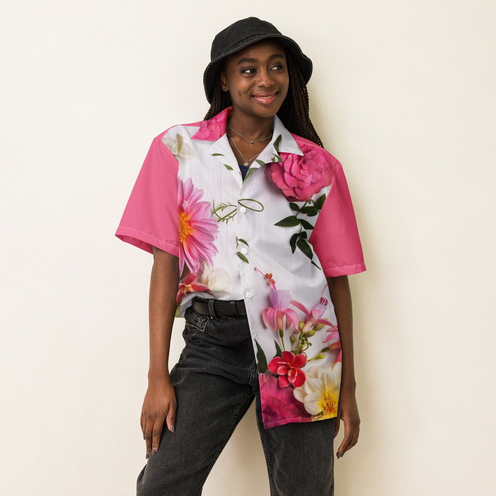 Flowers | Short Sleeve | Button Shirt   - #tag1# - #tag2# - 