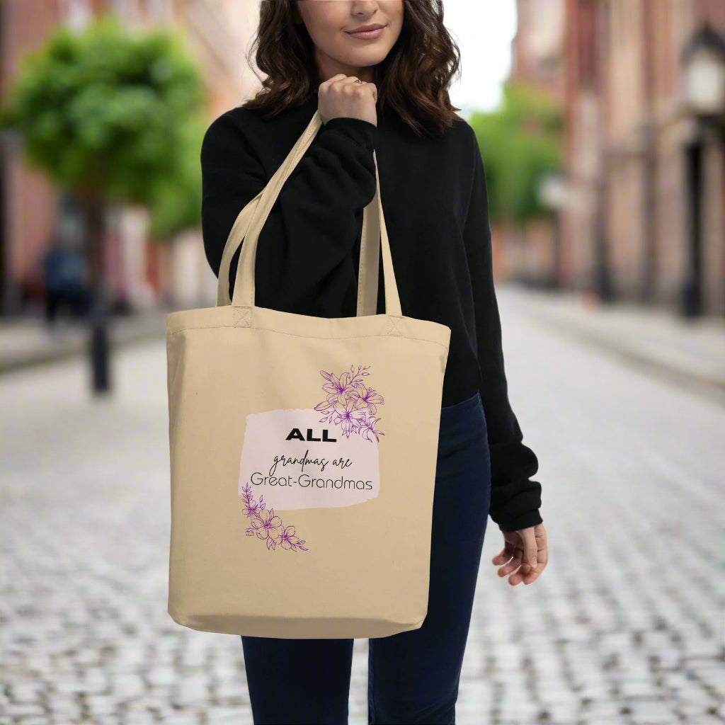 Grandmas Eco Tote Bag   - #tag1# - #tag2# - 