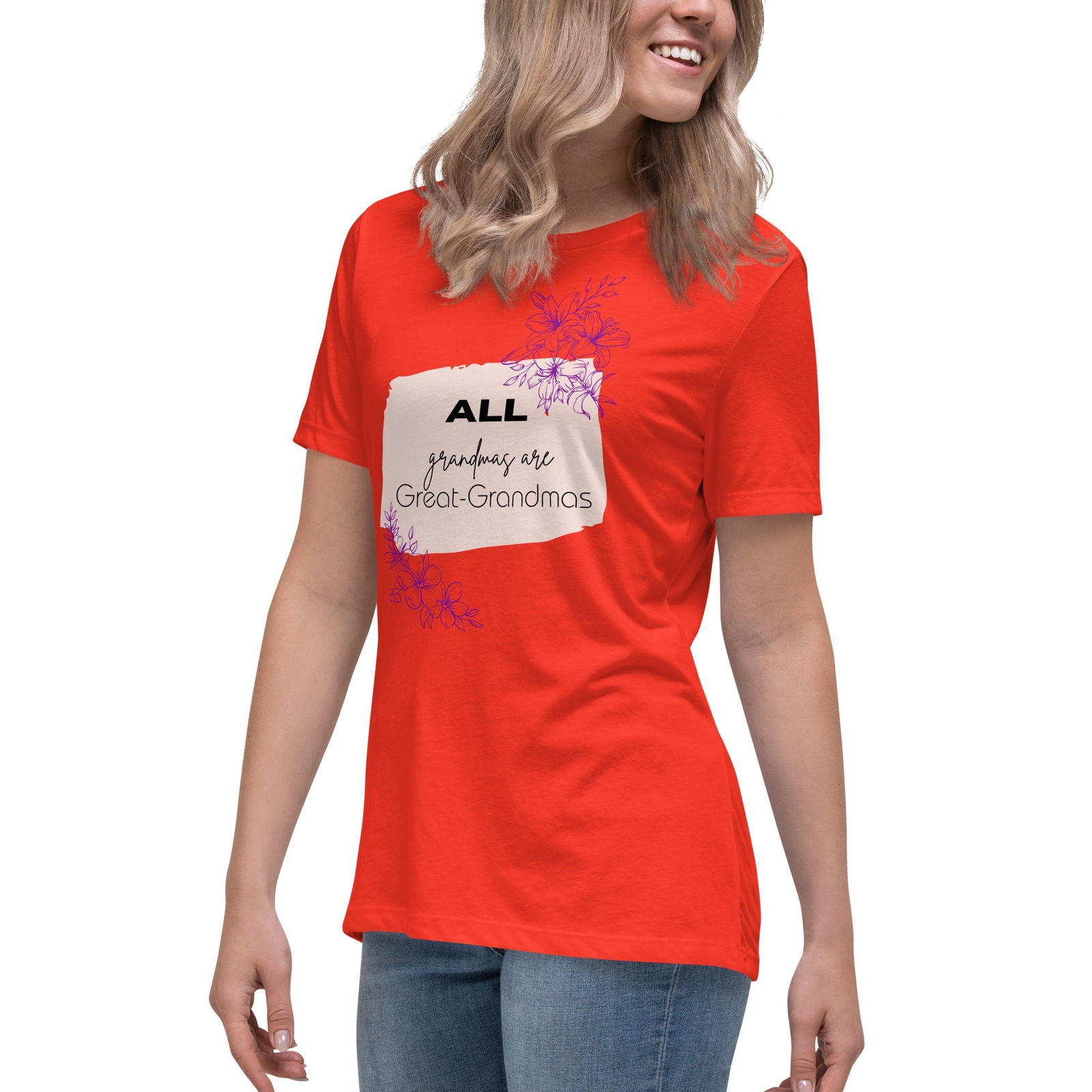 Grandmas Women's Relaxed T-Shirt   - #tag1# - #tag2# - 
