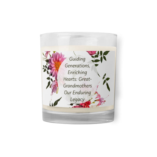 Grandmothers Legacy Glass jar soy wax candle   - #tag1# - #tag2# - 