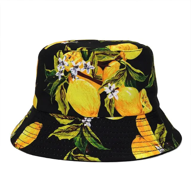 Panama Bucket Print Fischerhut