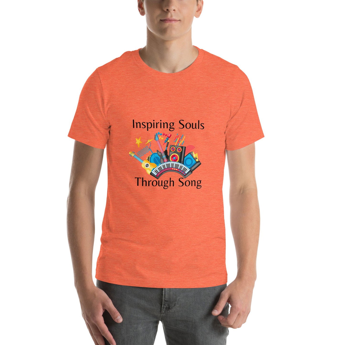 Inspiring Souls Through Song | Short Sleeve | Unisex T-Shirt   - #tag1# - #tag2# - 