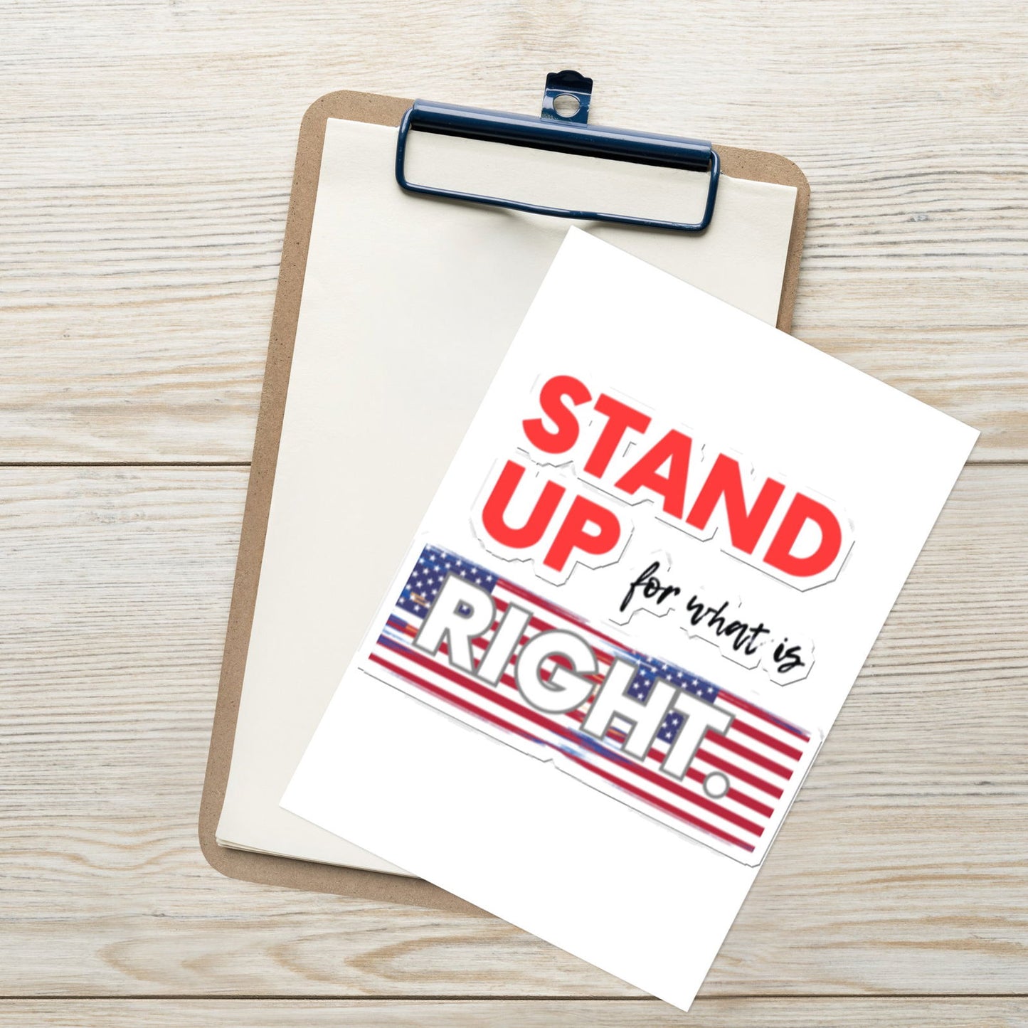 Stand Up For What Is Right Sticker sheet   - #tag1# - #tag2# - 