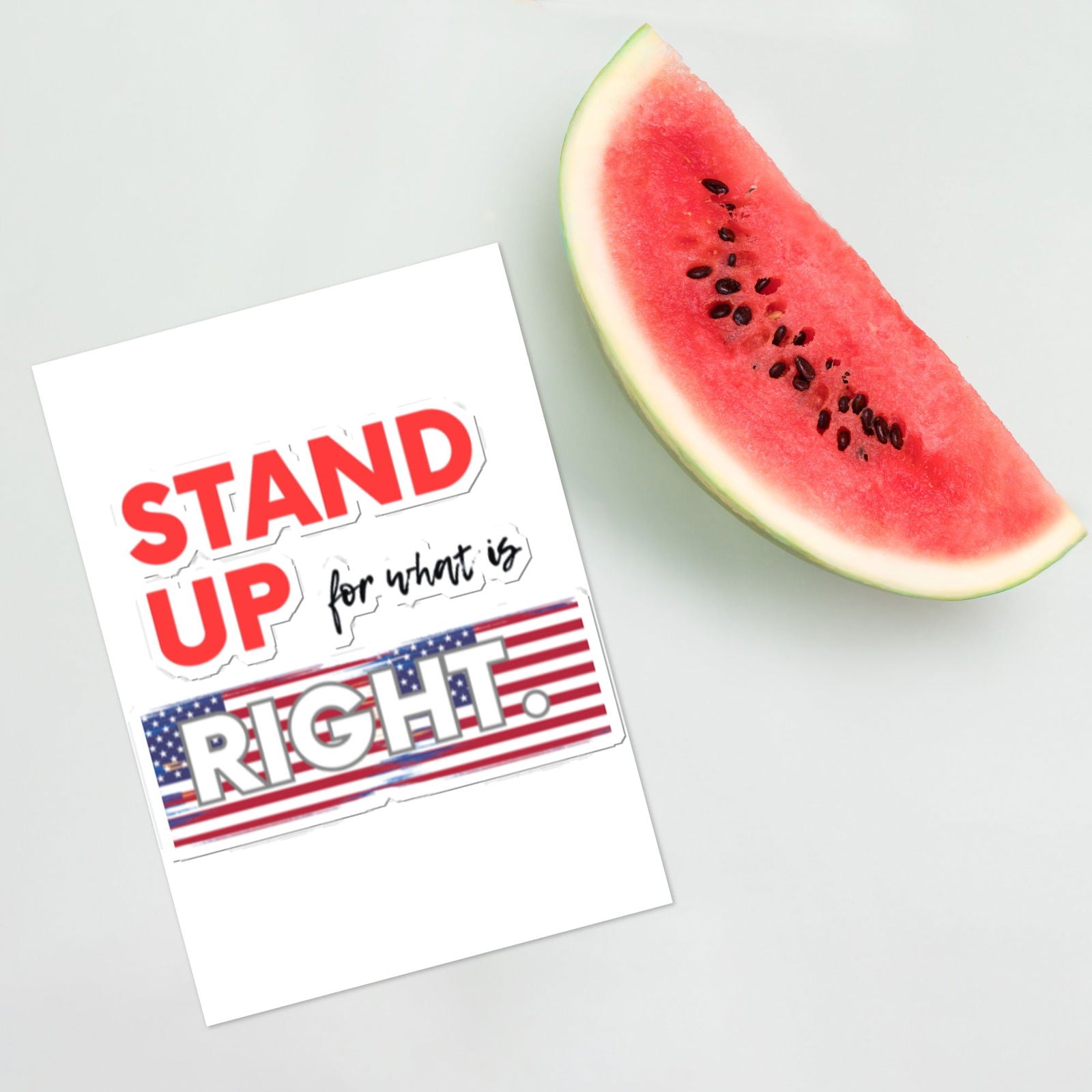 Stand Up For What Is Right Sticker sheet   - #tag1# - #tag2# - 
