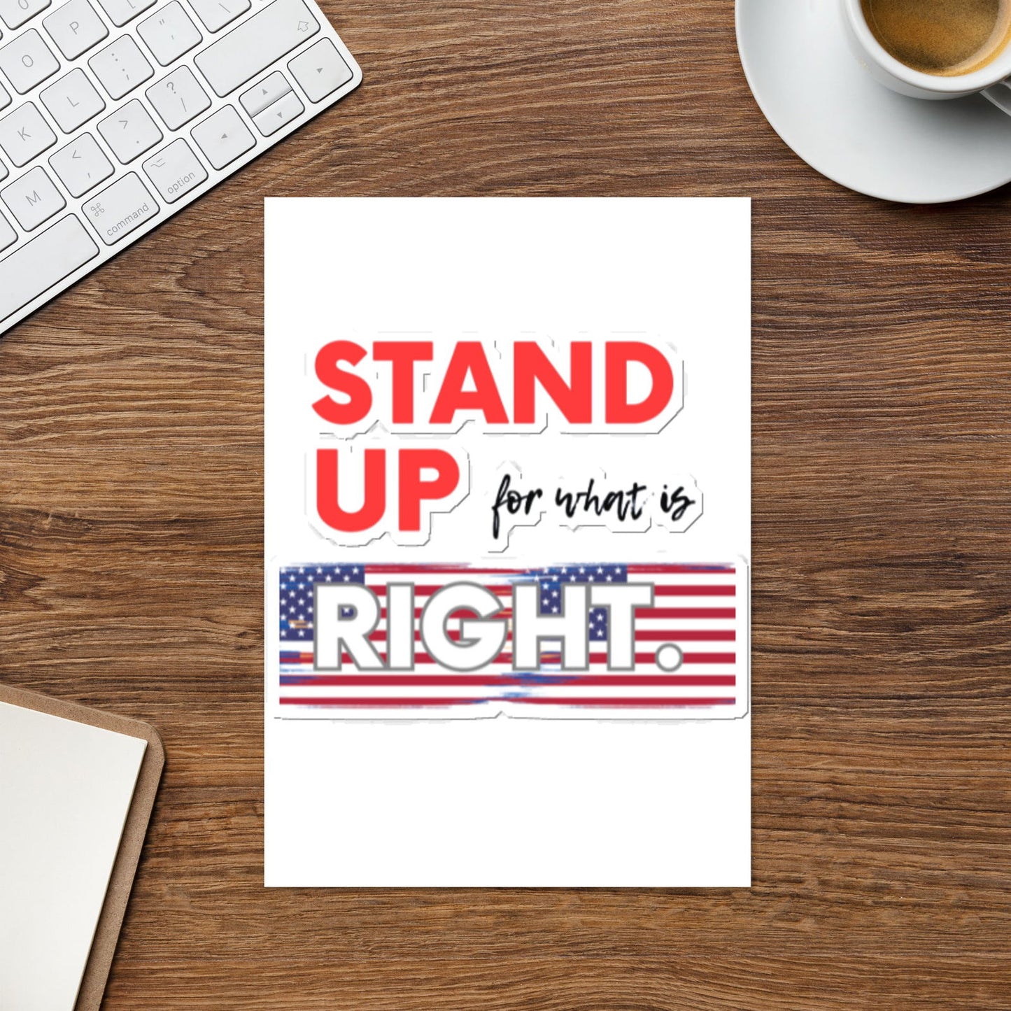 Stand Up For What Is Right Sticker sheet   - #tag1# - #tag2# - 