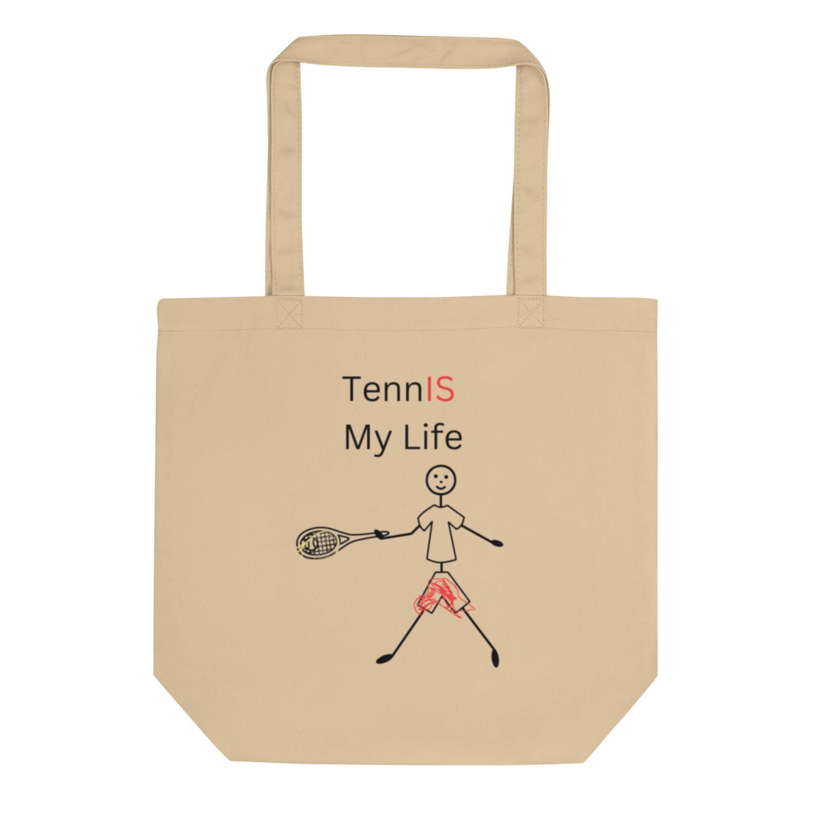 Tennis Eco Tote Bag   - #tag1# - #tag2# - 
