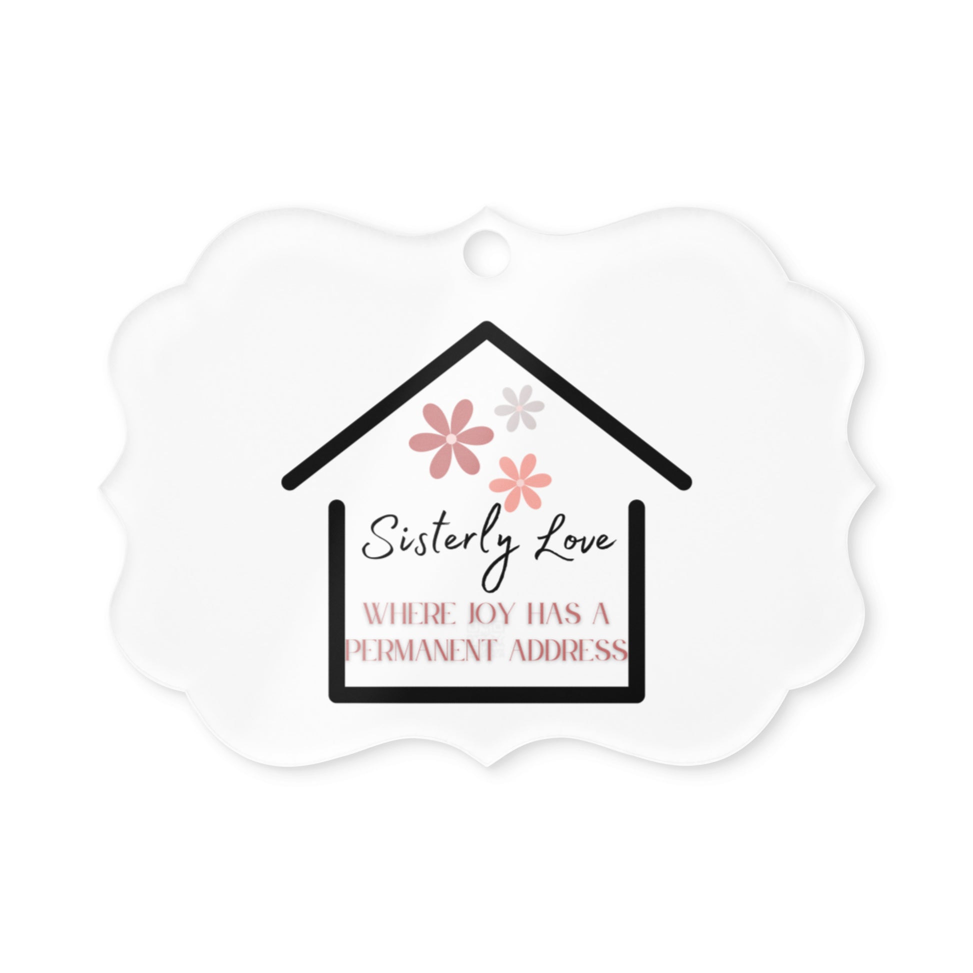 Sisterly Love | Acrylic Ornament   - #tag1# - #tag2# - 