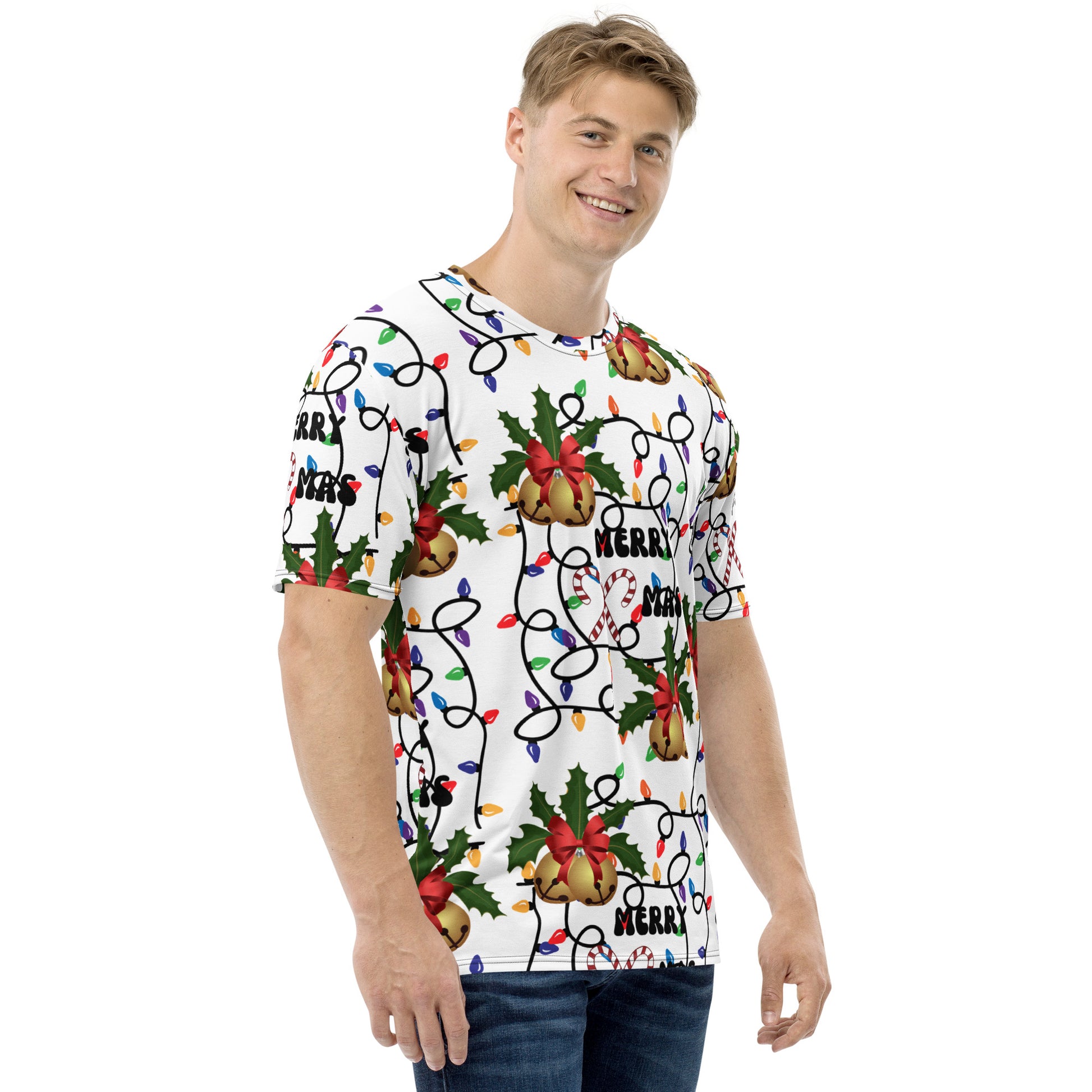 Ugly Christmas Sweater Design | Men's T-Shirt   - #tag1# - #tag2# - 