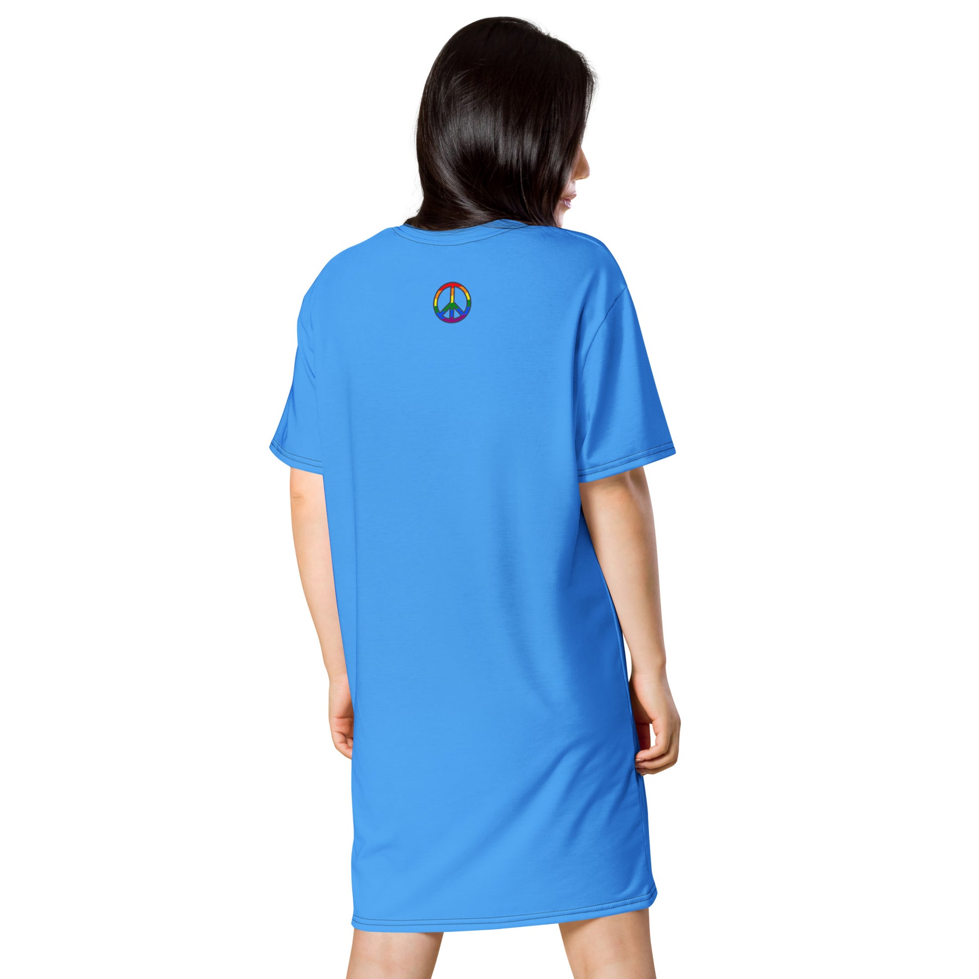 Rockin' That 70's Vibe | Blue | T-shirt dress   - #tag1# - #tag2# - 