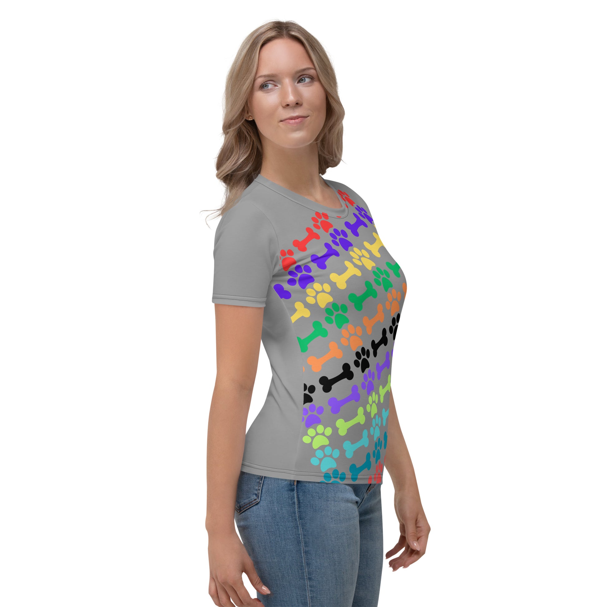 Dog Bones | Short Sleeve | Women's T-Shirt   - #tag1# - #tag2# - 