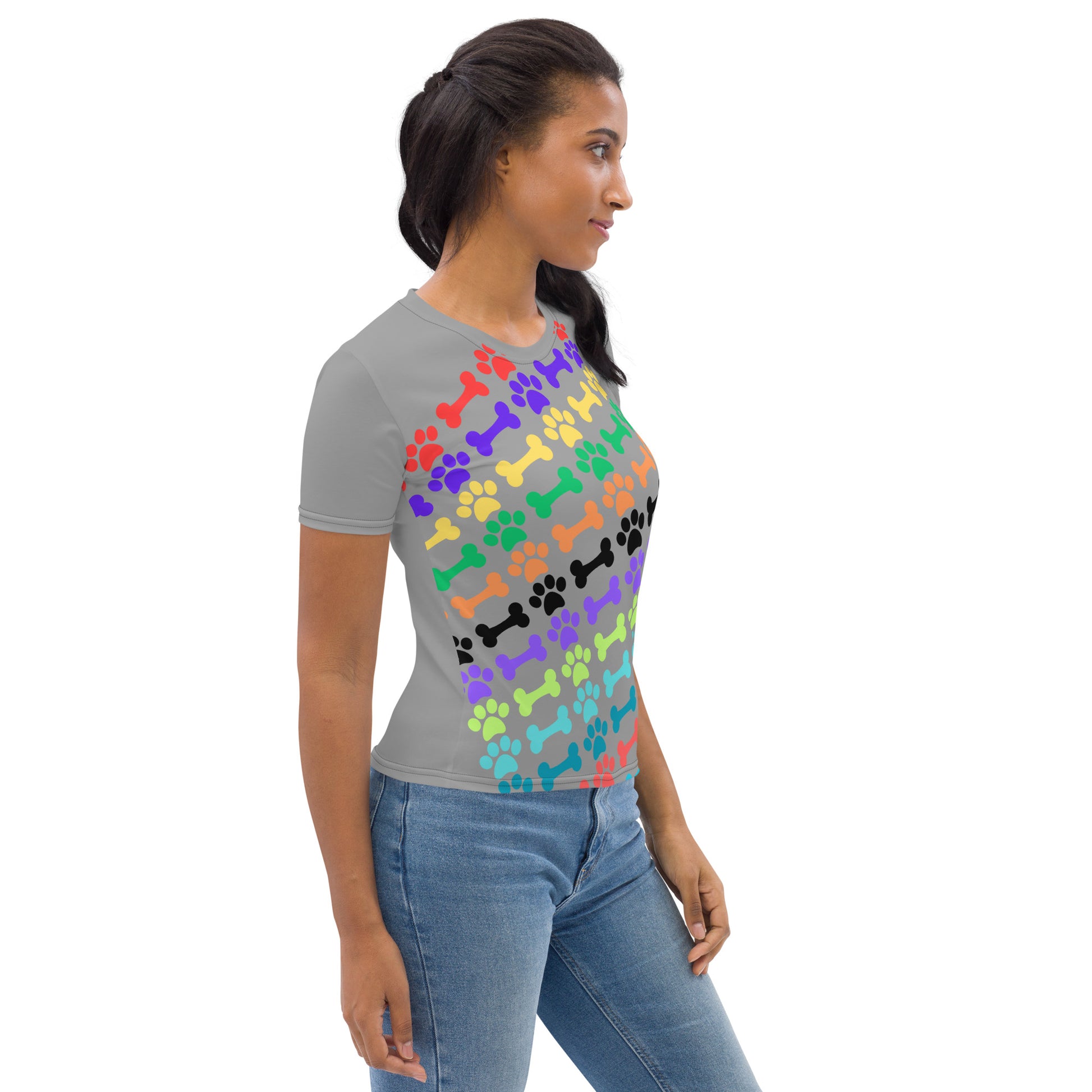 Dog Bones | Short Sleeve | Women's T-Shirt   - #tag1# - #tag2# - 