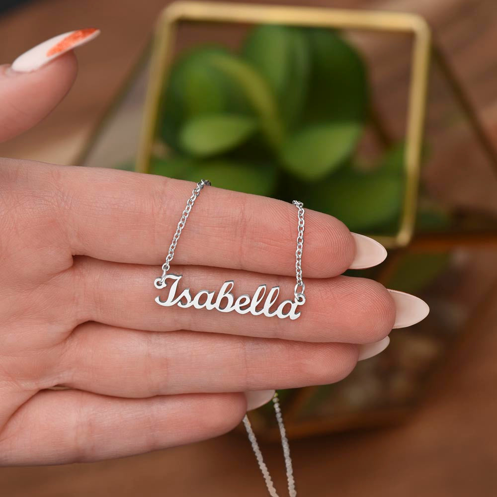 Personalized Name Necklace – Wear Your Story in Style!   - #tag1# - #tag2# - 