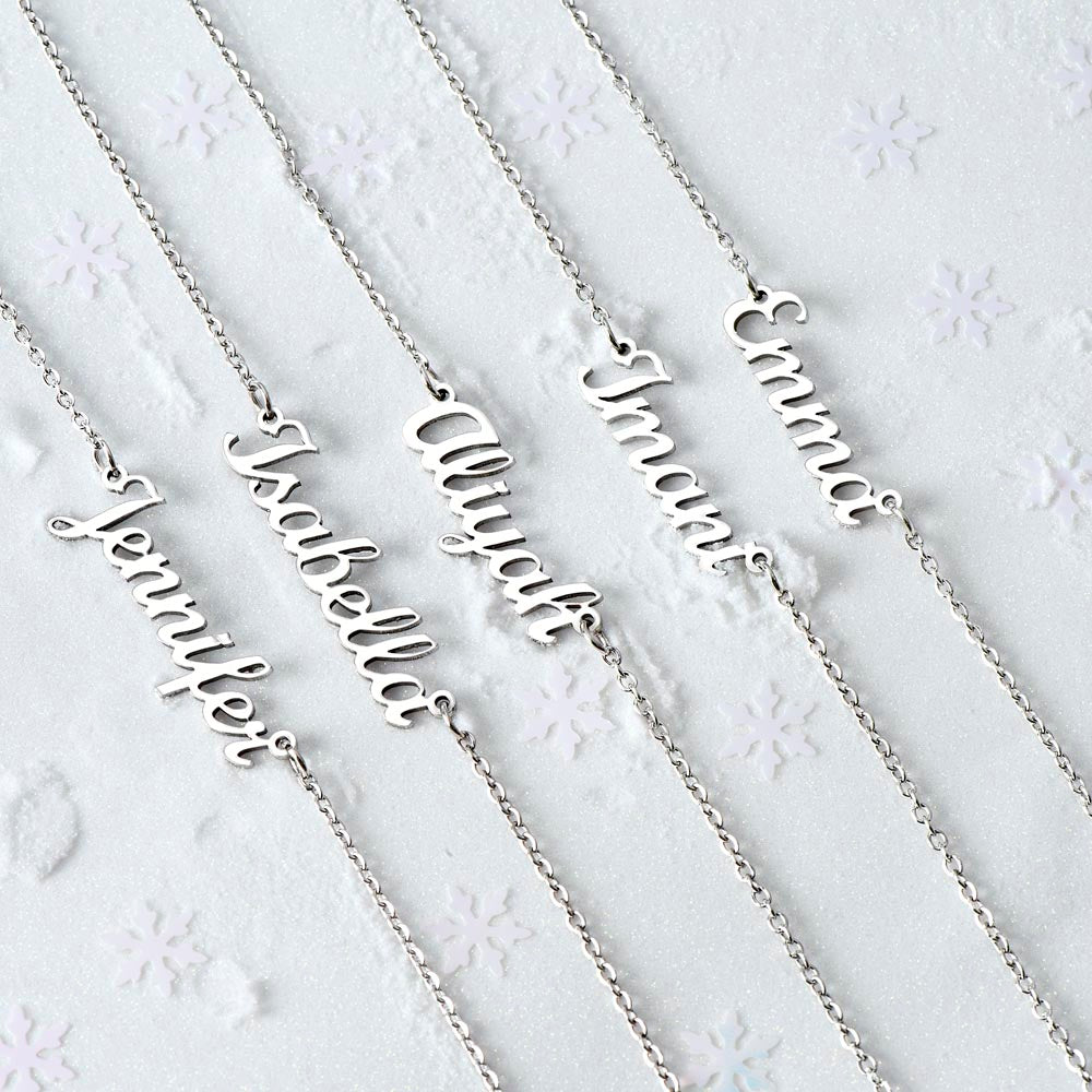 Personalized Name Necklace – Wear Your Story in Style!   - #tag1# - #tag2# - 