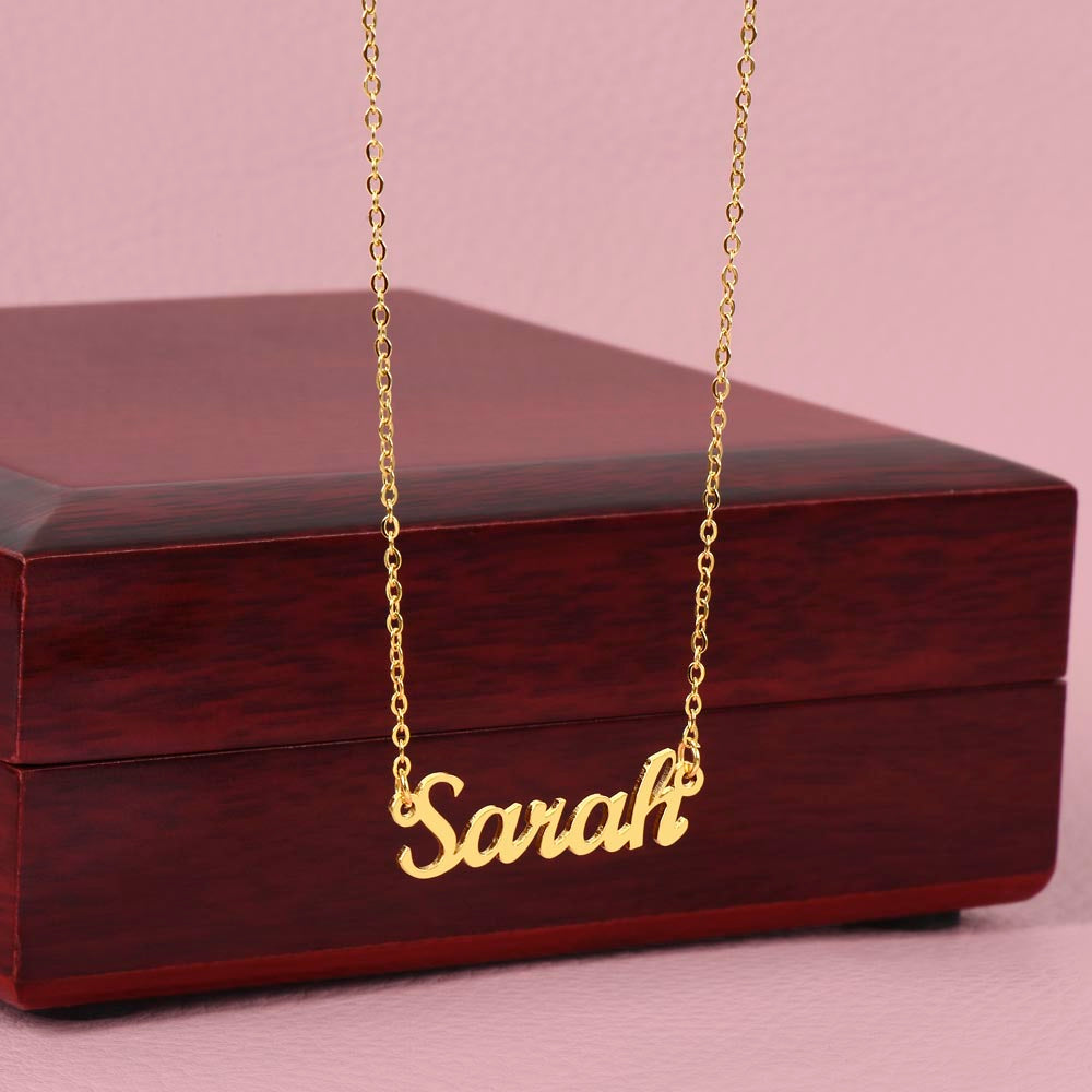 Personalized Name Necklace – Wear Your Story in Style!   - #tag1# - #tag2# - 