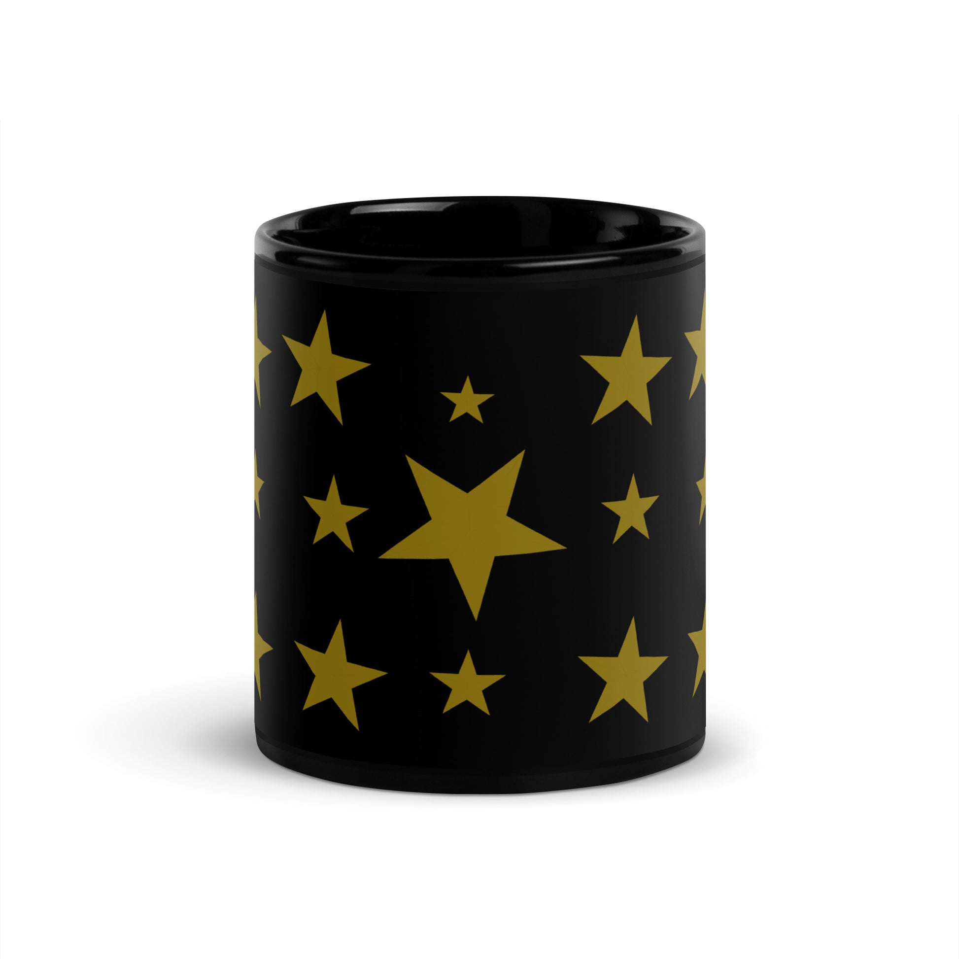 Beautiful Stars | Black Glossy Mug   - #tag1# - #tag2# - 