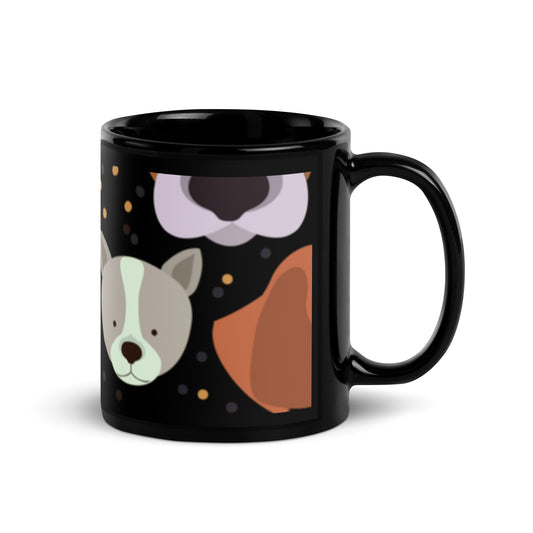 Dog Lover | Black Glossy Mug   - #tag1# - #tag2# - 