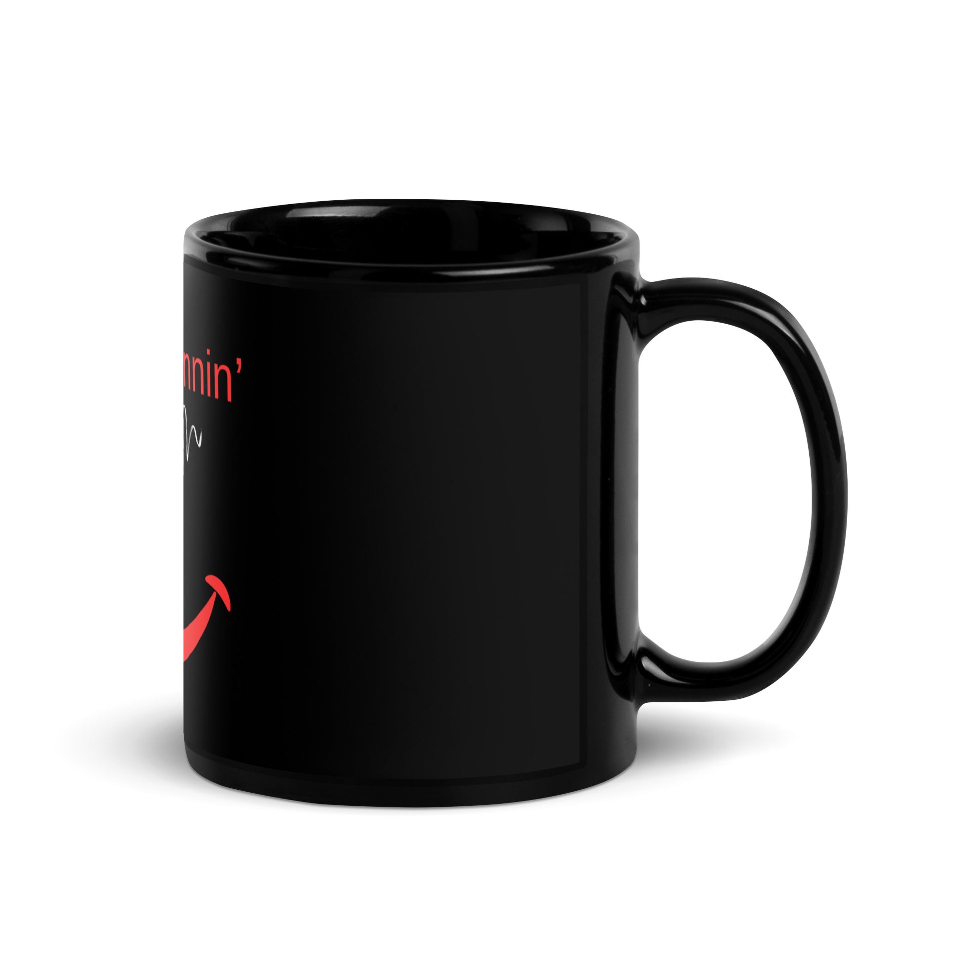 Grinnin' Groom | Black Glossy Mug   - #tag1# - #tag2# - 